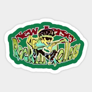 New Jersey Rockin’ Rollers Roller Hockey Sticker